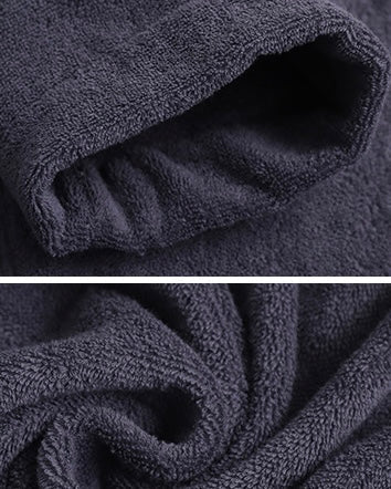 Classic Ultra-Soft Absorbent Cotton Bathrobe / White