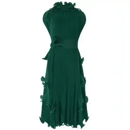 A1. Autumn Short Sleeve Pleated Design Affordable Luxury Fashion