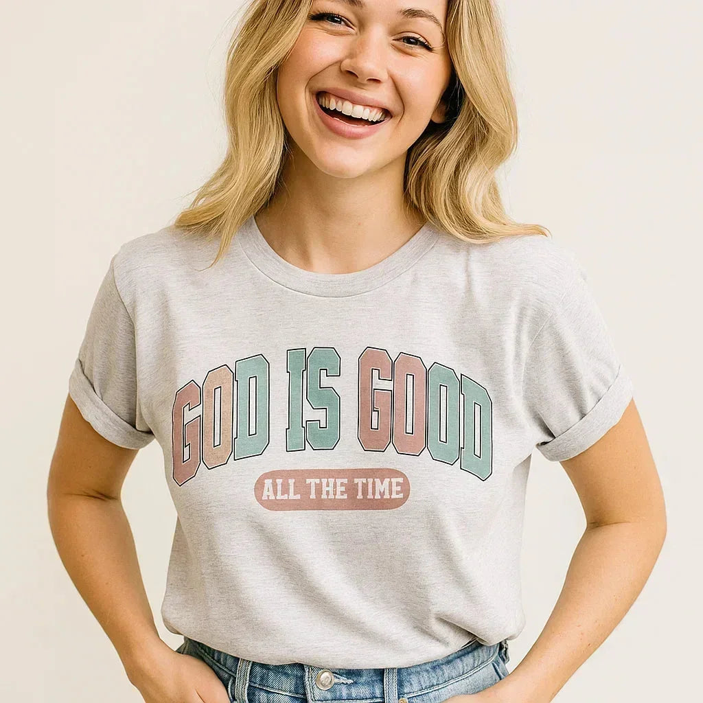 God is Good Graphic T-Shirt, Christian Apparel, Faith
