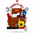 Handyman Tool Belt Fixin' It All Resin Christmas Ornament
