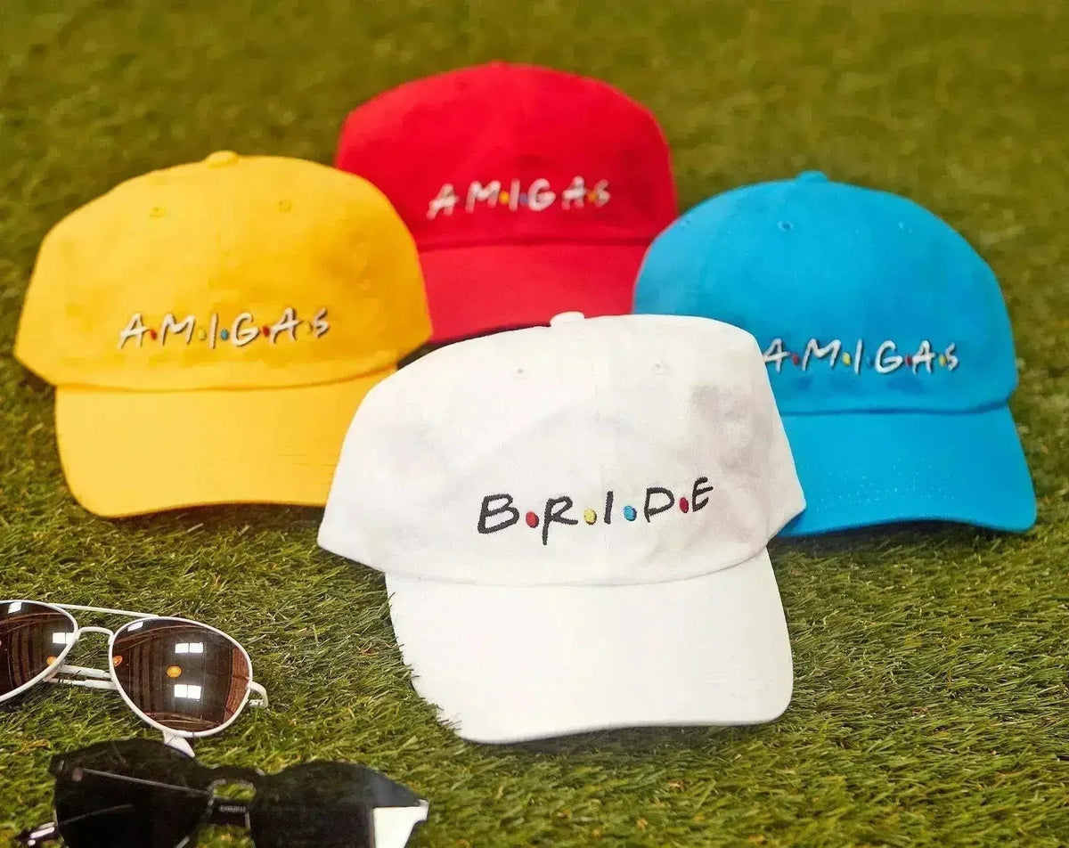 FRIENDS Bachelorette Hats - Bride & Amigas Party Caps | Femstylo