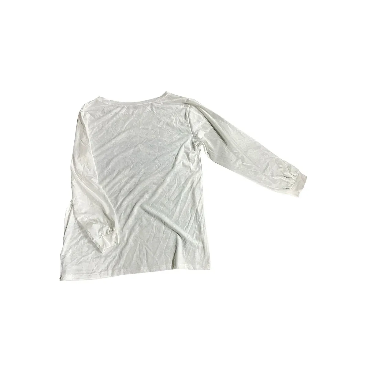 Skull Print Long Sleeve T-Shirt – Grunge Y2K Punk Pullover Top