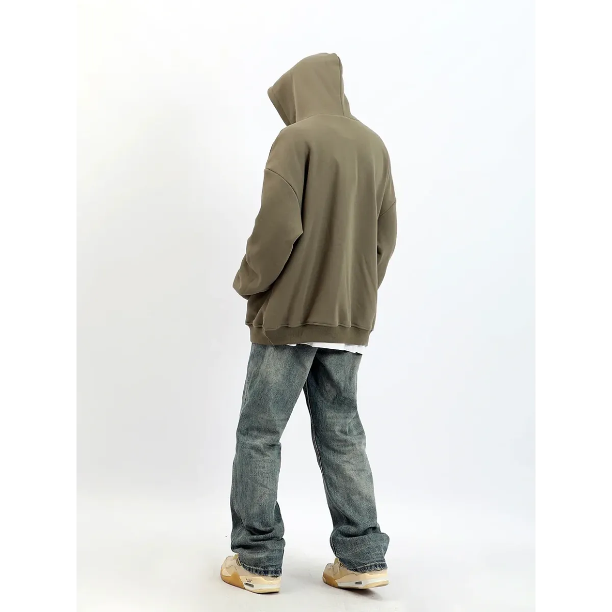 Harajuku High Neck Hoodie