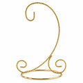 Twisted Wire Gold Metal Ornament Stand Display 7.2 Inches