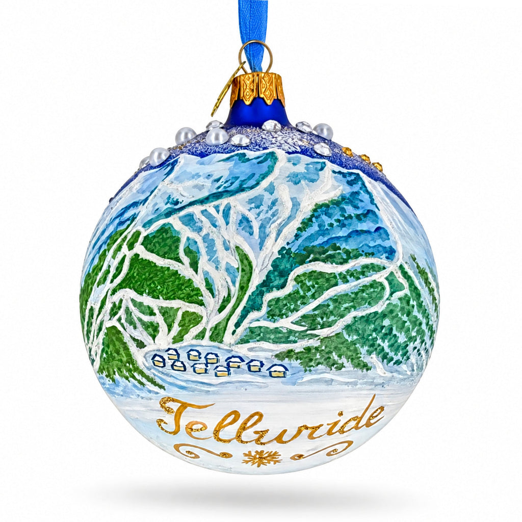 Telluride, Colorado Glass Ball Christmas Ornament