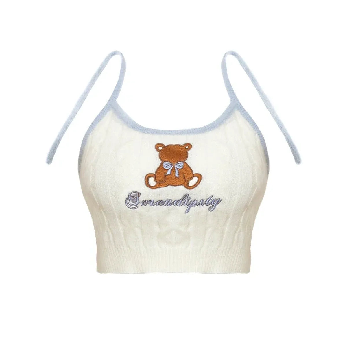 Harajuku Knit Crop Top Set