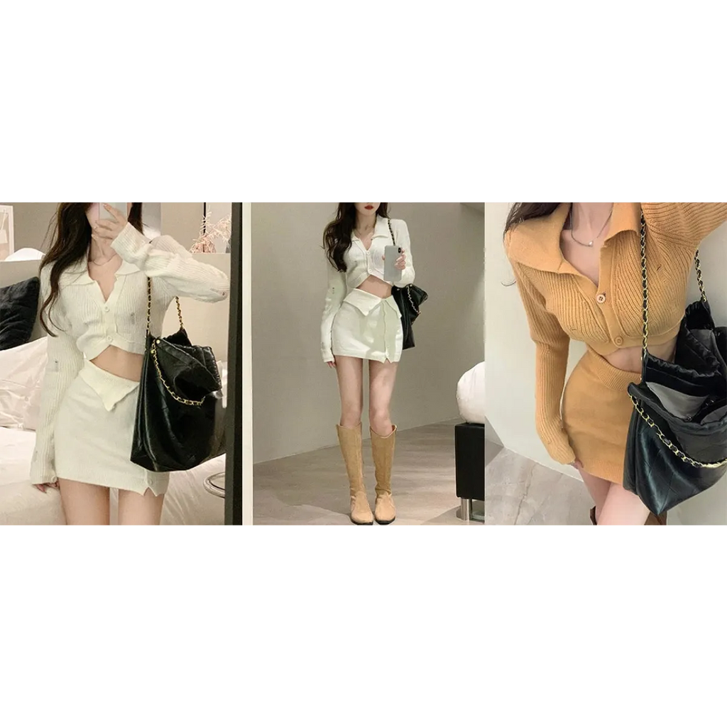 Mori Girl Lace Knit Dress