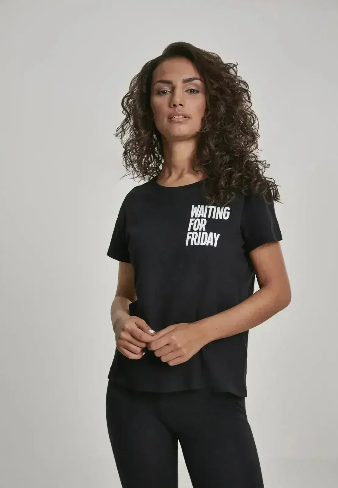 Ladies Waiting For Friday Box T-Shirt