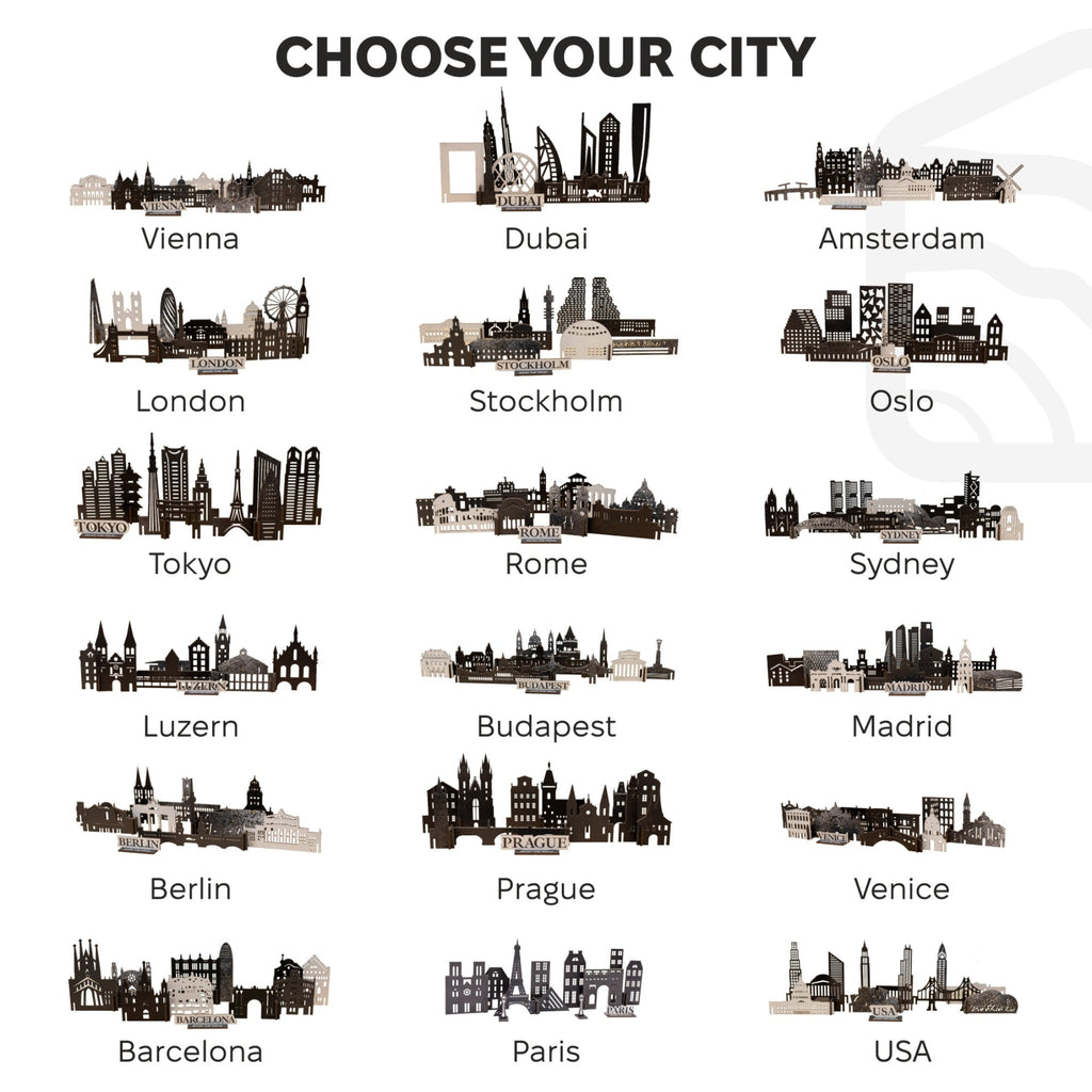 Wooden Travel Decor Memory City – Rome