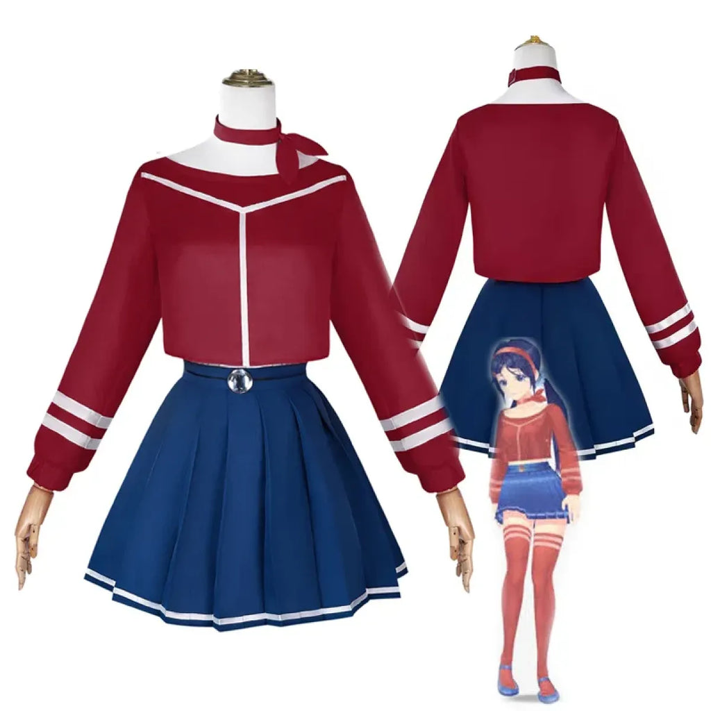 Mita Mira Cosplay School Uniform – MiSide Yandere JK Set for Girls & Women