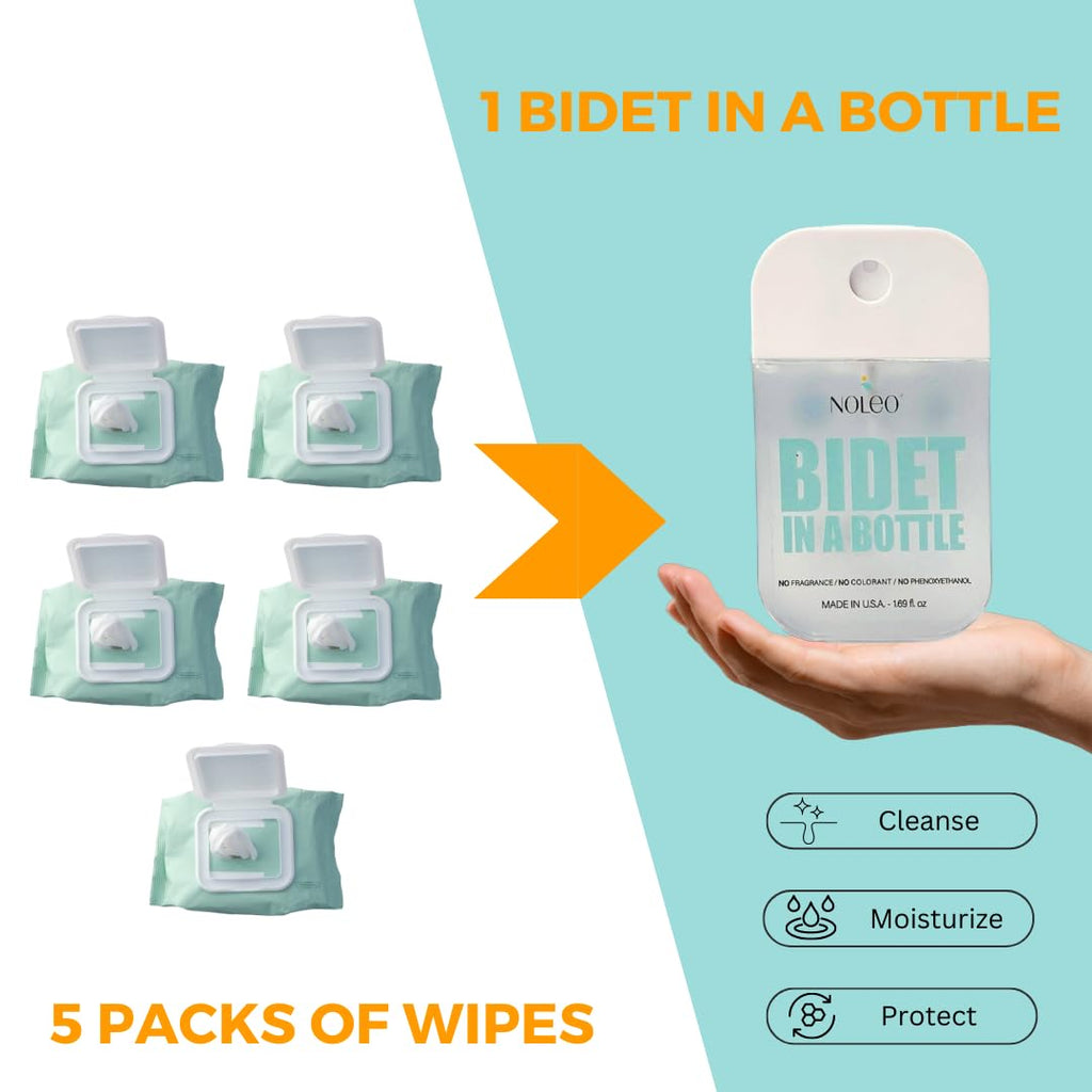 NOLEO Bidet in a Bottle - the Multipurpose Personal Wash (50ml / 1.69oz)