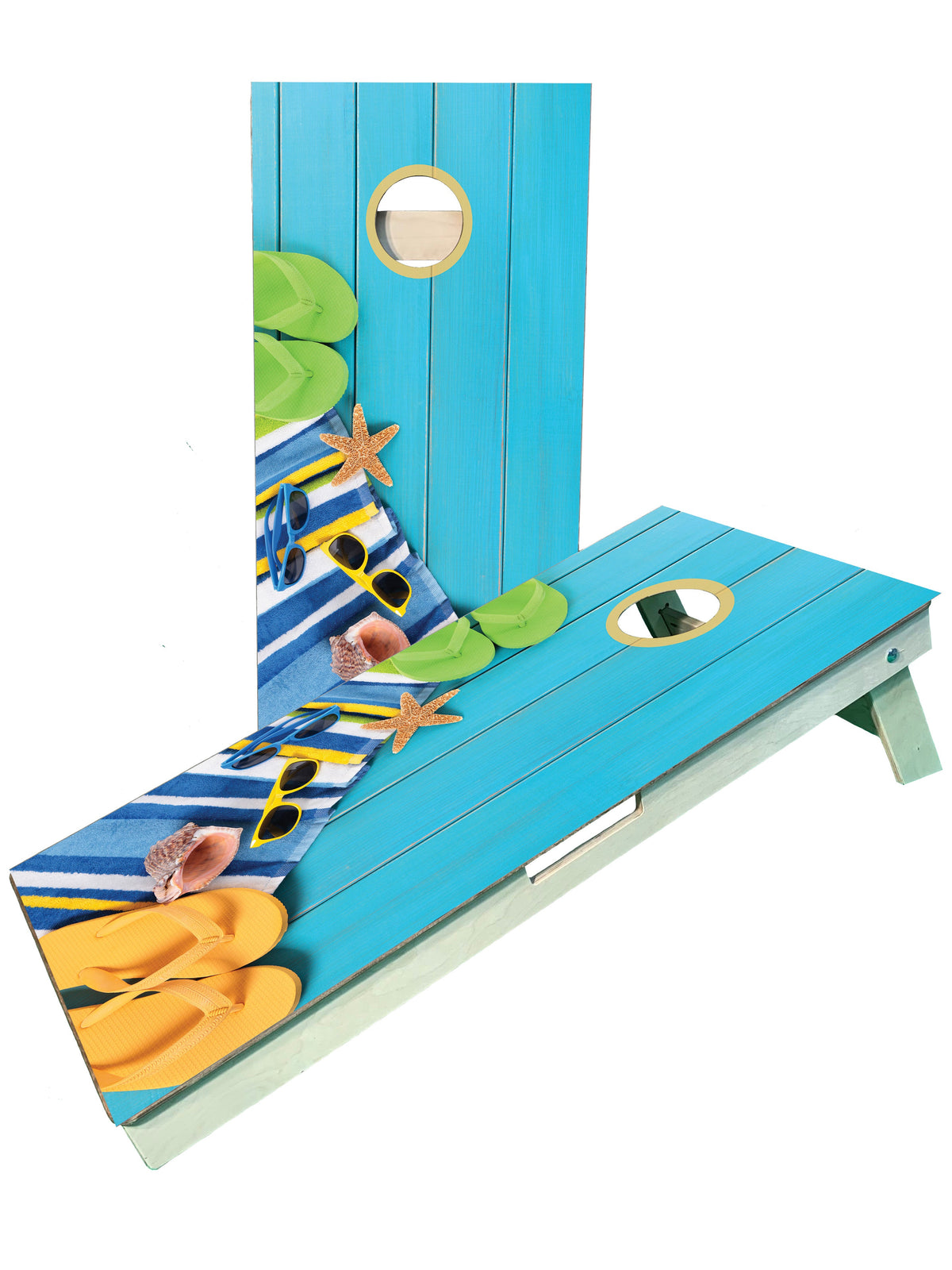Beach/Pool Day Summer Cornhole Boards