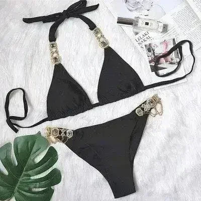 Bikini Jewelled Rhinestones Luxury Diamond Bikini Women Swimwear