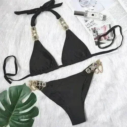 Bikini Jewelled Rhinestones Luxury Diamond Bikini Women Swimwear