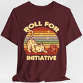 Roll For Initiative Kawaii Cat T-Shirt