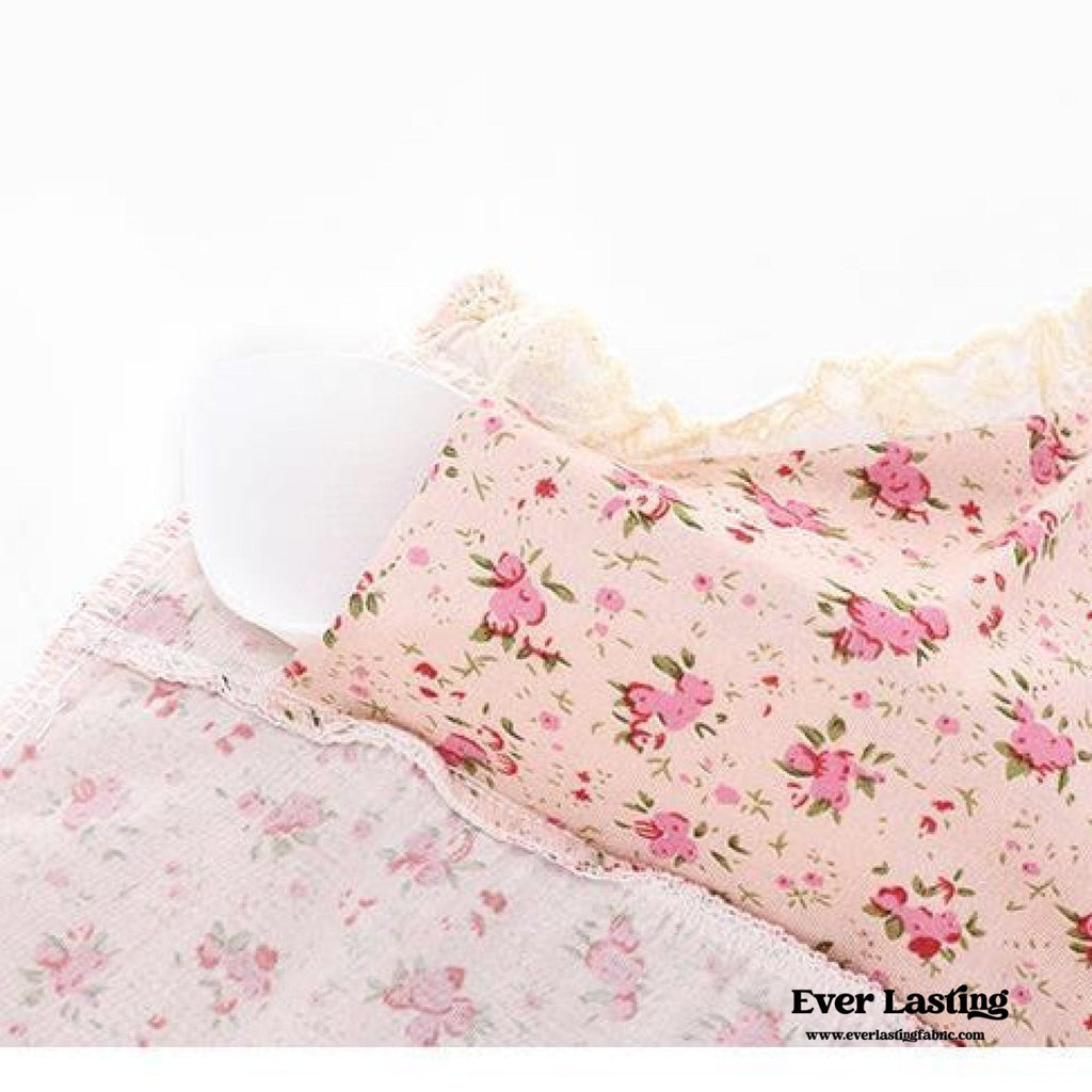 Sophie Pastoral Floral Pajama Set / Red