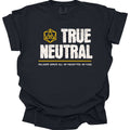 True Neutral Shirt - D&D Alignment T-shirt - Comfort Colors