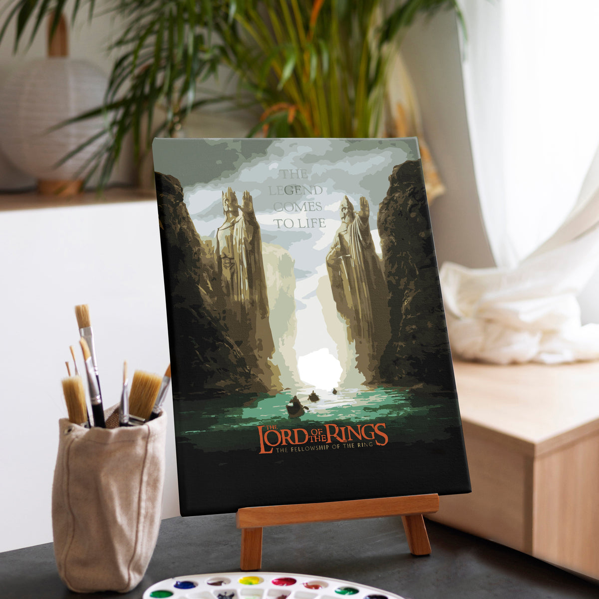 The Gates of Argonath - Paint By Numbers Kit