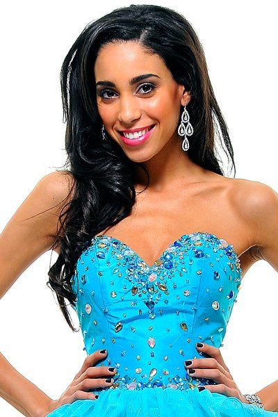 CLEARANCE - Cinderella Divine 1833 Ruffle Layer Tulle Skirt Dress (Size 4)
